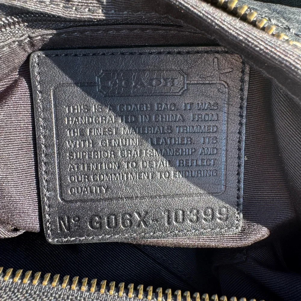 Coach Chelsea Vintage Lace Stitched Duffle Crossbody Bag - Picture 12 of 12